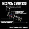Arch Memory Replacement for Dell SNP112P/1TB AA615520 1TB M.2 2280 PCIe (3.0 x4) NVMe Solid State Drive for Precision Workstation T5820XL Tower view 2