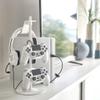 Headphone Stand Metal Headset Holder Gaming Headsets Holder Hanger Game Console Handle Display Stand Desktop Multi-Function Rack (Color : White, Size : 3 Layer) view 2