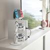 Headphone Stand Metal Headset Holder Gaming Headsets Holder Hanger Game Console Handle Display Stand Desktop Multi-Function Rack (Color : White, Size : 3 Layer) view 3