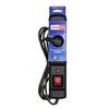 ActiveJet Combo 3GN 3M black power strip with cord view 2