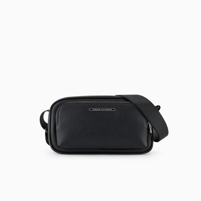 Armani Exchange Men's Okinawa Camera Case, Black, One Size