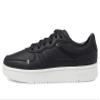 LABEL Go-to Low Lace-up Women's Sneakers  Leather & Textile Construction  Round Toe  Flat Silhouette Black/White 7 M view 4