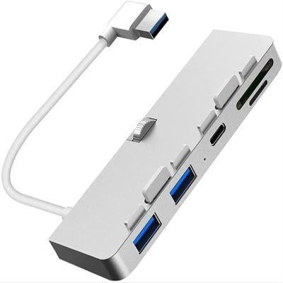 Sxdthy USB Hub, Multifunctional USB SplitterAluminum Alloy USB 3.0 Hub Adapter Splitter with SD/TF Card Reader