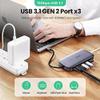 Feilx Ultra-Slim Data USB Hub for MacBook, Mac Pro, Mac Mini, iMac, Surface Pro, XPS, PC, Flash Drive, Mobile HDD view 4