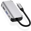 Feilx Ultra-Slim Data USB HubType-C Docking Station Type C to HDMI-Compatible 4K to VGA USB Splitter Hub view 3