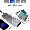 Feilx Ultra-Slim Data USB Hub,Aluminum Alloy 8-Port USB3.0 Splitter 4 Port Laptop Extended USB HUB 4 Port Fast Charging Adapter External 12V 4A Power Supply view 4