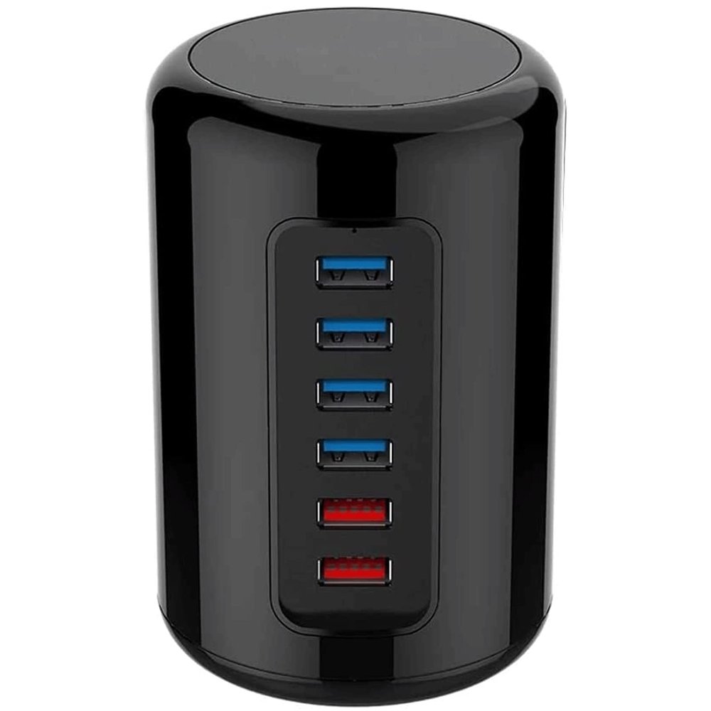 Feilx Ultra-Slim Data USB Hub,USB 3.0 HUB with Power Adapter Fast Charger Hub Desk Splitter Rj45 Ethernet Expander Computer Accessories for MacBook Pro