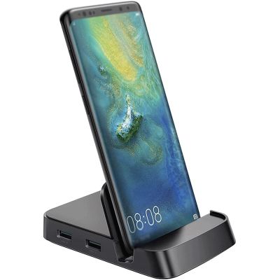 Feilx Ultra-Slim Data USB Hub, 7 in 1 USB Type C Hub Docking Station USB-C to HDMI USB 3.0 HUB SD TF Card PD Adapter