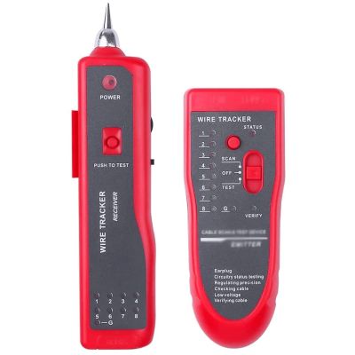 Feilx Underground Cable Locator, Wire Tracer with Earphone for Telephone, Internet, Video, Data and Communications Cables