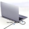 Feilx Ultra-Slim Data USB Hub, 11 in 1 Type USB Hub C Hub 3.0 Laptop Adapter Hdmi VGA Rj45 LAN Ethernet 1000m Sd/tf Card 3.5mm Aux Splitter view 3