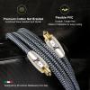 Impeto Digital Fiber Optic Audio Cable for Sound Bar Toslink Cord Male to Male 24K Gold Plated Connector Optical Audio Cable 6ft 10ft S/PDIF Glass Core, 9.84feet/3M IMP-2201 view 4