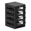 UCTRONICS for Raspberry Pi Cluster Case, Desktop Metal Rack Case, 4 Layers with 2 Cooling Fans Compatible with Raspberry Pi 5/4B and 2.5" SSD view 1