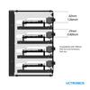 UCTRONICS for Raspberry Pi Cluster Case, Desktop Metal Rack Case, 4 Layers with 2 Cooling Fans Compatible with Raspberry Pi 5/4B and 2.5" SSD view 4
