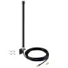 10dBi Long Range Dual Band WiFi 2.4GHz 5GHz Fiberglass Antenna for WiFi Router PCI-E Network Card Repeater Wireless Reolink Security IP Camera Netgear TP-Link ASUS WiFi6 Router, Eifagur view 1