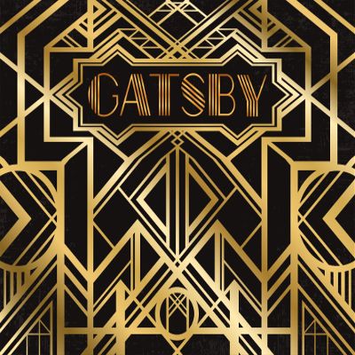 BELECO 5x4ft Fabric Gatsby Party Photography Backdrop Great Black and Gold Golden Banner Roaring 20s Gatsby Theme Decorations Children Adults Birthday Backdrop Party Supplies Photo Booth Props