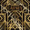 BELECO 5x4ft Fabric Gatsby Party Photography Backdrop Great Black and Gold Golden Banner Roaring 20s Gatsby Theme Decorations Children Adults Birthday Backdrop Party Supplies Photo Booth Props view 1