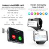 ENKUODE Android 9.0 Smartwatch GPS Sport Wristwatch 2.88" Large Touch Screen Fitness Activity Tracker 5.0MP+13.0MP HD Dual Camera 4G/LTE Network,WiFi,Independent SIM Card, 4+64GB (Gold) view 3