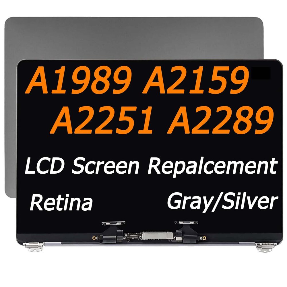 DZLQS A1989 A2159 A2251 A2289 LCD Screen Display Replacement Kit for MacBook Pro 13" Compatible with 2018-2020 Year Retina Display (Space Gray)