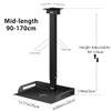 Drsn Universal Ceiling Mount with Tray for Projector Camera, 91-170 cm Adjustable, 11 Lbs Load Bearing, No Hole Installation, in-Tube Cable Routing, Universal Ceiling Mount for Wall Ceiling, Carbon view 2
