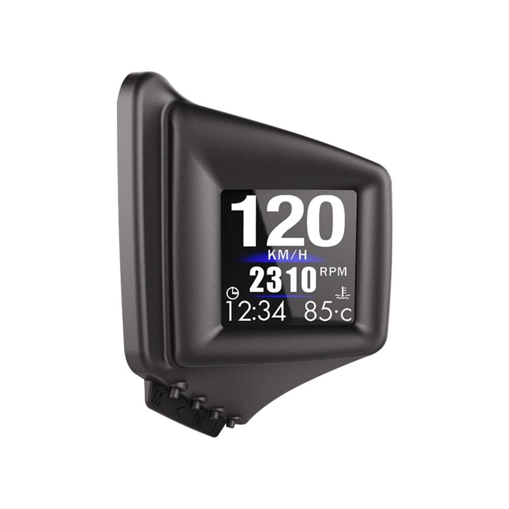 KAOLALI Head Up Display for Car Digital Speedometer Display GPS+OBD2 Dual System Smart Gauge MPH Clock RPM Over Speed Alarm Odometer for All Vehicle