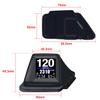 KAOLALI Head Up Display for Car Digital Speedometer Display GPS+OBD2 Dual System Smart Gauge MPH Clock RPM Over Speed Alarm Odometer for All Vehicle view 4