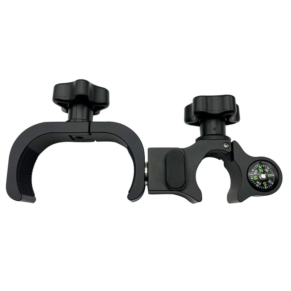 LS2015 Upgraded Type Data Collector Bracket Cradle with Compass Compatible for Trimble TSC2 TSCE GPS Range Pole Mount Bracket