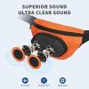 Fanny Pack with Bluetooth Speaker, Asyoren Portable Bluetooth Speakers, 10W Louder Volume, Crystal Clear Stereo Sound, Rich Bass, IPX7 Waterproof, Bluetooth 5.0, Wireless Speakers for Running, Sports view 4