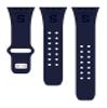 AFFINITY BANDS Syracuse Orange Engraved Silicone Combo Package Compatible with Apple Watch and AirPods Gen 3 (38/40/41mm (42mm Series 11) Navy) view 3