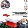 ciciglow Soft Brush Keyboard Cleaner, Computer Tool Kit, 5 in 1 Dust Cleaner Brush for Computer/Cell Phone/Earphone /PC/Laptop/Keyboard/Cameras(with Key Puller) view 2