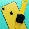 AFFINITY BANDS West Virginia Mountaineers Engraved Silicone Combo Package Compatible with Apple Watch and AirPods Gen 3 (42/44/45/49mm (46mm Series 11) Yellow) view 2
