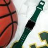 Affinity Bands Michigan State Spartans Engraved Silicone Combo Package Compatible with Apple Watch and AirPods Gen 3 (38/40/41mm (42mm Series 11) Green) view 2
