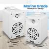 PyleUsa Bluetooth Indoor Outdoor Speakers Pair-200 Watt Dual Waterproof 3.5" 2-Way Full Range Speaker System w/1/2" High Compliance Polymer Tweeter-Home,Boat,Marine,Deck,Patio,Poolside(White) view 4