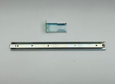Drawer Mount Slide, Center, 14 inch, Zinc, Replacement Part