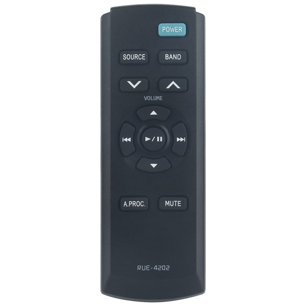 PERFASCIN Replacement Remote RUE-4202 Fit for Alpine CD USB Receiver CDE-HD148BT CDE-147BT CDE-7830 CDE-7831E CDE-9852 CDE-9881 CDE-HD138BT CDE-HD137BT