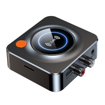 eppfun Bluetooth 5.3 Receiver for Home Stereo, with NFC, TF Card Slot, 3.5mm AUX/RCA, Wireless Audio Adapter Low Latency for Home Music Streaming Stereo System