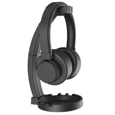 Headphone Stand Desktop Headset Holder Plastic Headset Holder for Desk Gaming Headset Stand with Non-Slip Pad (Color : Black, Size : 15 * 28.5cm)