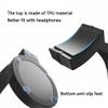 Headphone Stand Desktop Headset Holder Plastic Headset Holder for Desk Gaming Headset Stand with Non-Slip Pad (Color : Black, Size : 15 * 28.5cm) view 2