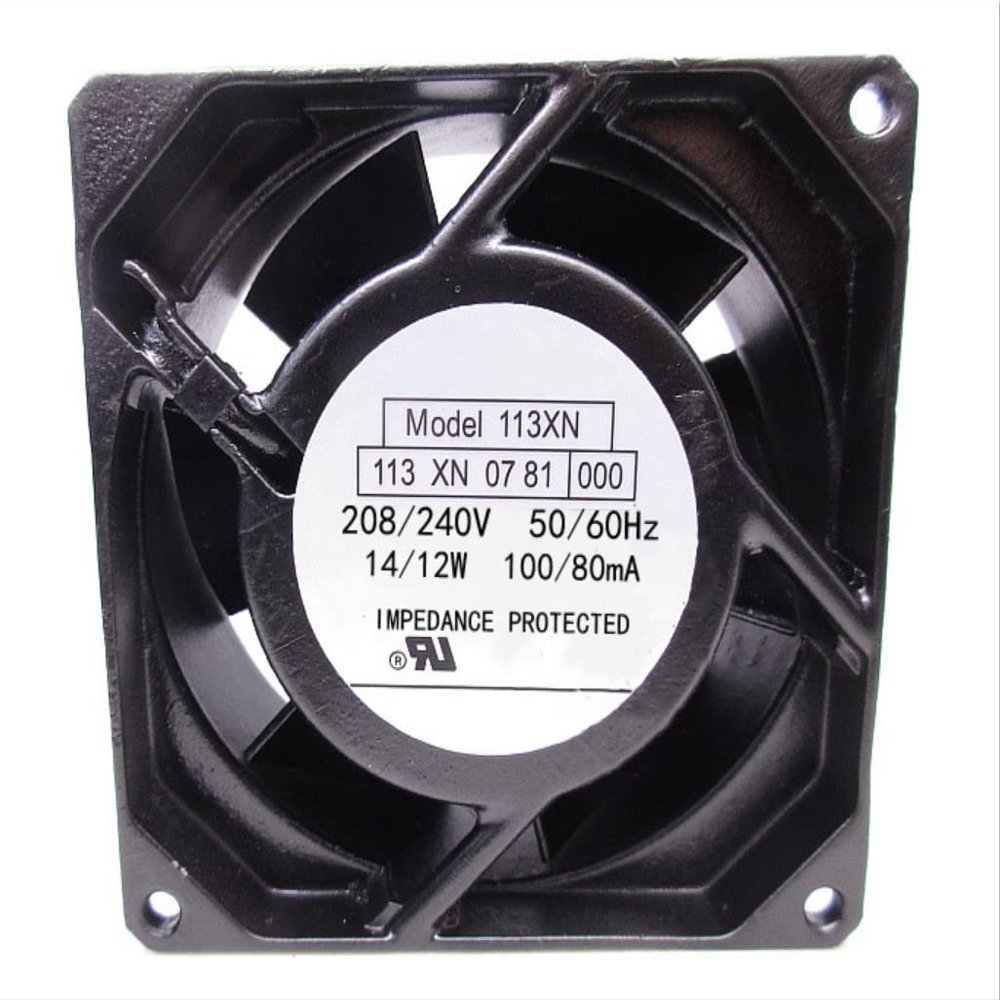 11307XN81000 208/240VAC 100/80mA 14/12W 50/60Hz 90x90x38mm Cooling Fan
