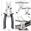 GEWAGE Bike Bicycle Pliers- 5 in 1 Bike Tool Kit for Cable Cutter/Chain Quick Link Switch/Cable Reaming/Spare Master Link/Inner Cap Clamp - Professional Bicycle Tool with Bicycle Missing Link view 4