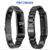 Compatible for Fitbit Charge 5 Bands, Stainless Steel Metal Replacement Strap Wrist Band Compatible for Charge 5 Fitness Tracker (Rose Gold, Personalized) view 2