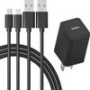 SGUUVAY 10W 6FT Fast Charger Compatible with Kindle E-Reader 2 3 4 5 6 7 8 9 10 11,Kindle Paperwhite,Scribe, Oasis,Voyage,Kindle Touch,DX,Keyboard,Kids Edition with 6FT Micro USB & USB C view 1