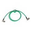 HangTon 12G 6G SDI 4K 60p Video Cable Right Angle BNC for Sony FS7 FX9 FX6 Alexa DSMC2 Camera Blackmagic SmallHD Atomos Monitor 30cm Green view 2