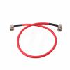HangTon 4K 12G SDI Raw Video Cable for Sony FS7 FX9 FX6 Camera Blackmagic SmallHD Atomos Monitor Right Angle BNC Canare LV-61S 75 ohm Coaxial Shielded (30cm, Red) view 2