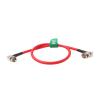 HangTon 4K 12G SDI Raw Video Cable for Sony FS7 FX9 FX6 Camera Blackmagic SmallHD Atomos Monitor Right Angle BNC Canare LV-61S 75 ohm Coaxial Shielded (30cm, Red) view 4
