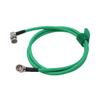 HangTon Raw 12G 4K 60fps 6G 3G HD SDI Video Cable Right Angle BNC Canare LV-61S 75 ohm Coaxial Shielded for Sony Alexa DSMC2 Camera Blackmagic SmallHD Atomos Monitor (50cm, Green) view 2