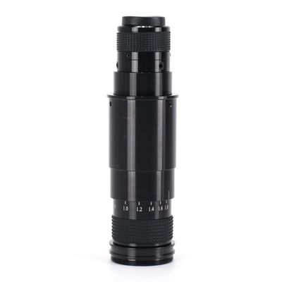Microscope Kit Adjustable 280X Magnification Zoom 25mm C-Mount Lens 1.8X Adapter Microscope Lens Adapters