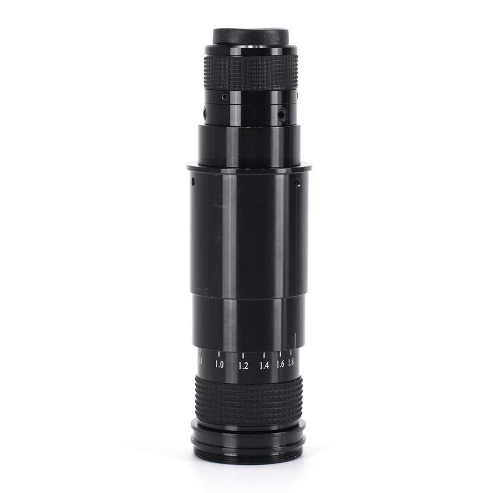 Microscope Kit Adjustable 280X Magnification Zoom 25mm C-Mount Lens 1.8X Adapter Microscope Lens Adapters