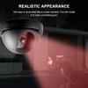 Splenssy Dome Simulation Camera Fake CCTV Camera Dummy Camera with Flashing Red LED Light for Home Office Business,Powered by 2" AA Batteries view 2