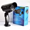 Splenssy Bullet Simulation Camera Fake Waterproof CCTV Camera Dummy Bullet Camera with Flashing Red LED Light for Driveway Garden Patio Porch,Powered by 2*AAA Batteries view 2