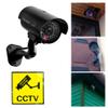 Splenssy Bullet Simulation Camera Fake Waterproof CCTV Camera Dummy Bullet Camera with Flashing Red LED Light for Driveway Garden Patio Porch,Powered by 2*AAA Batteries view 3